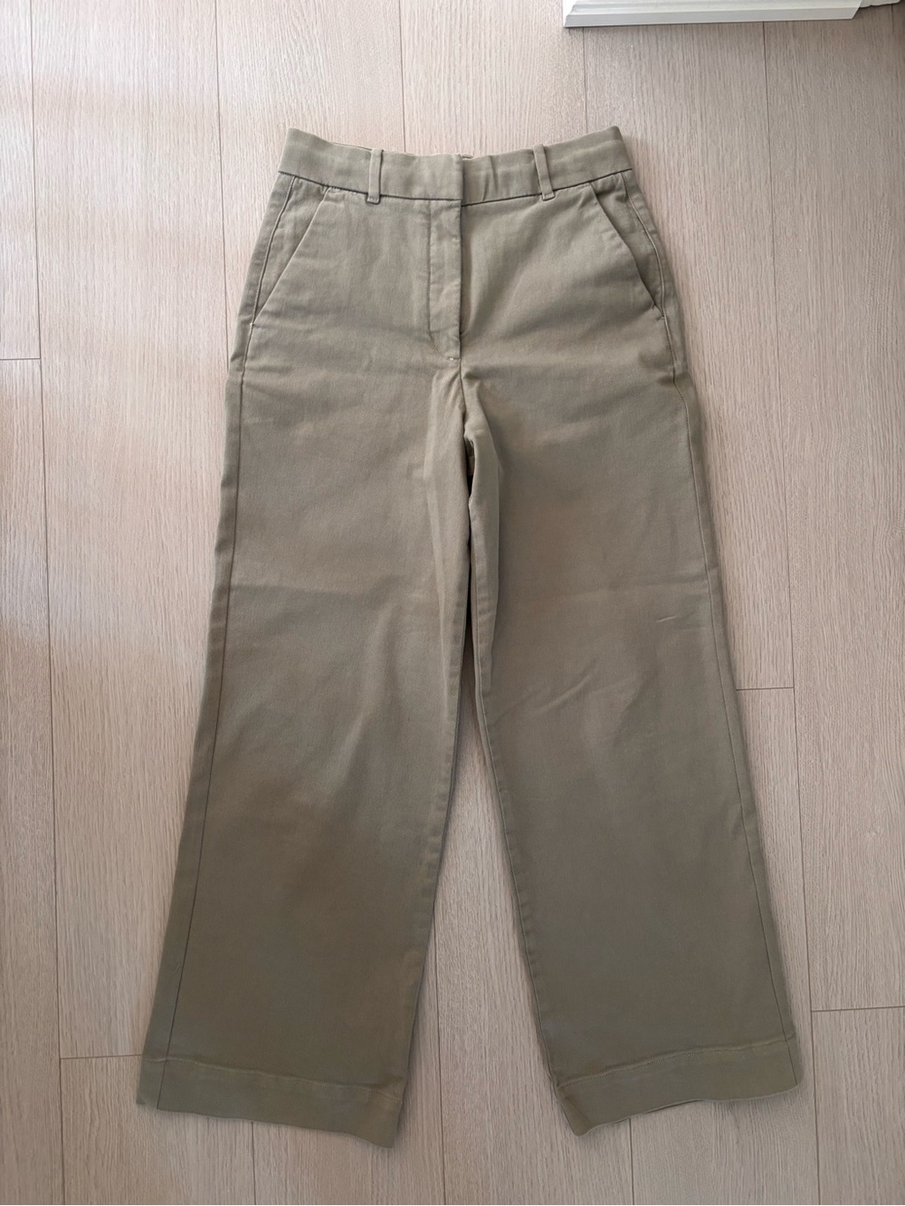 Everlane Straight-Leg Chinos in Olive Green